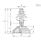 Elesa Levelling feet, LV.A-70-14-SST-M16x68 LV.A-SST - alternate 2